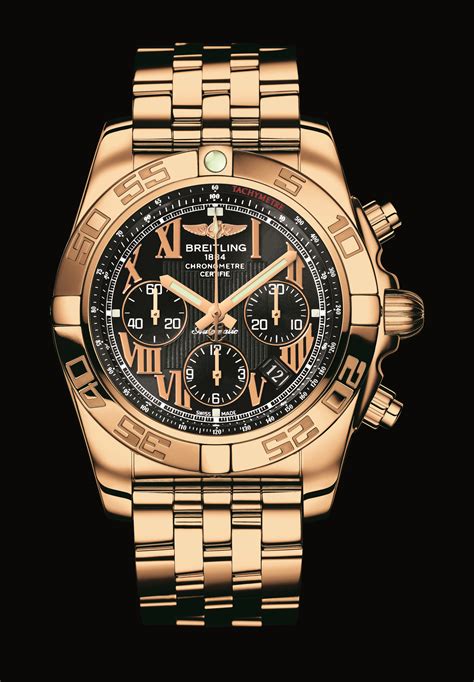 breitling ladies rose gold watch|Breitling rose gold chronomat.